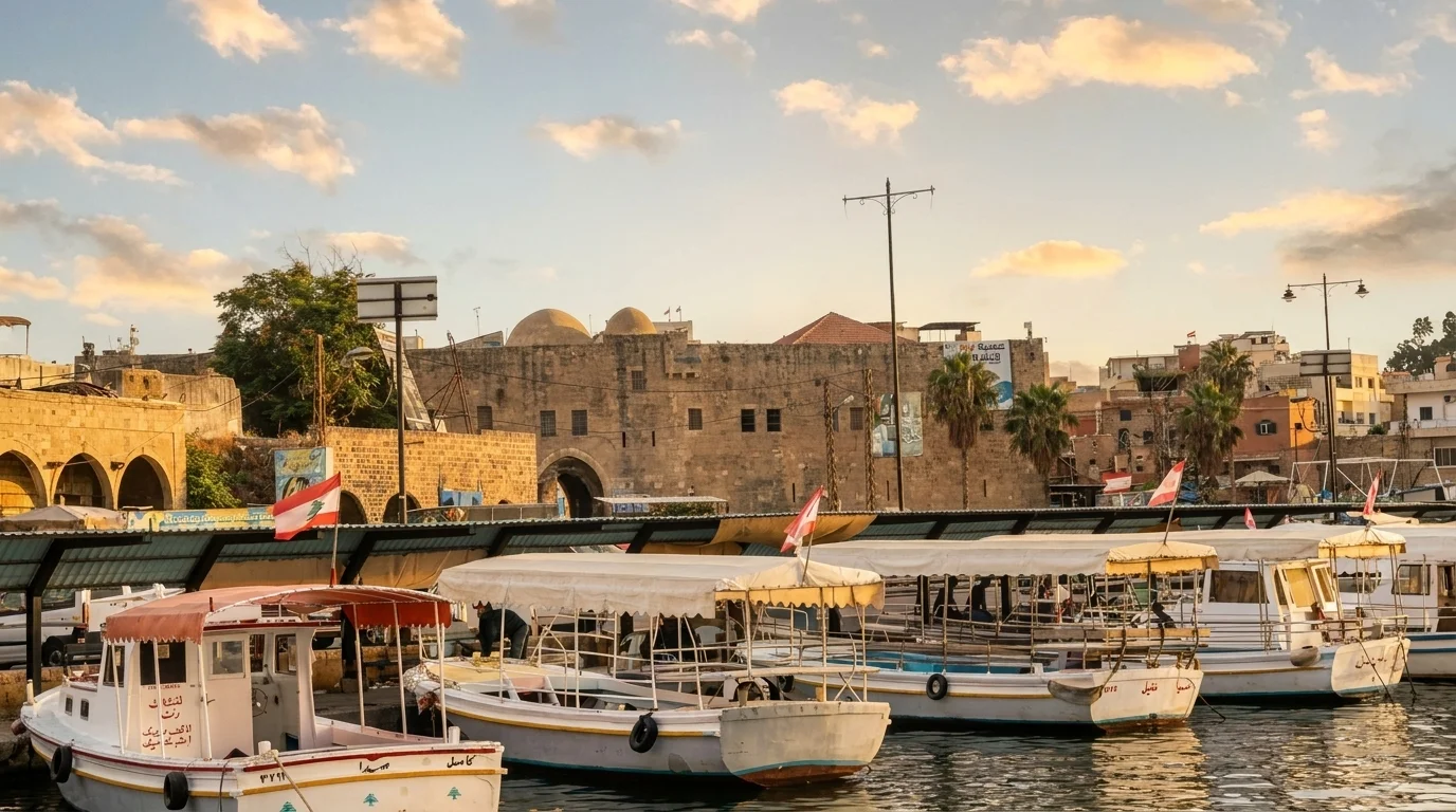 إطلالة من ميناء صيدا
